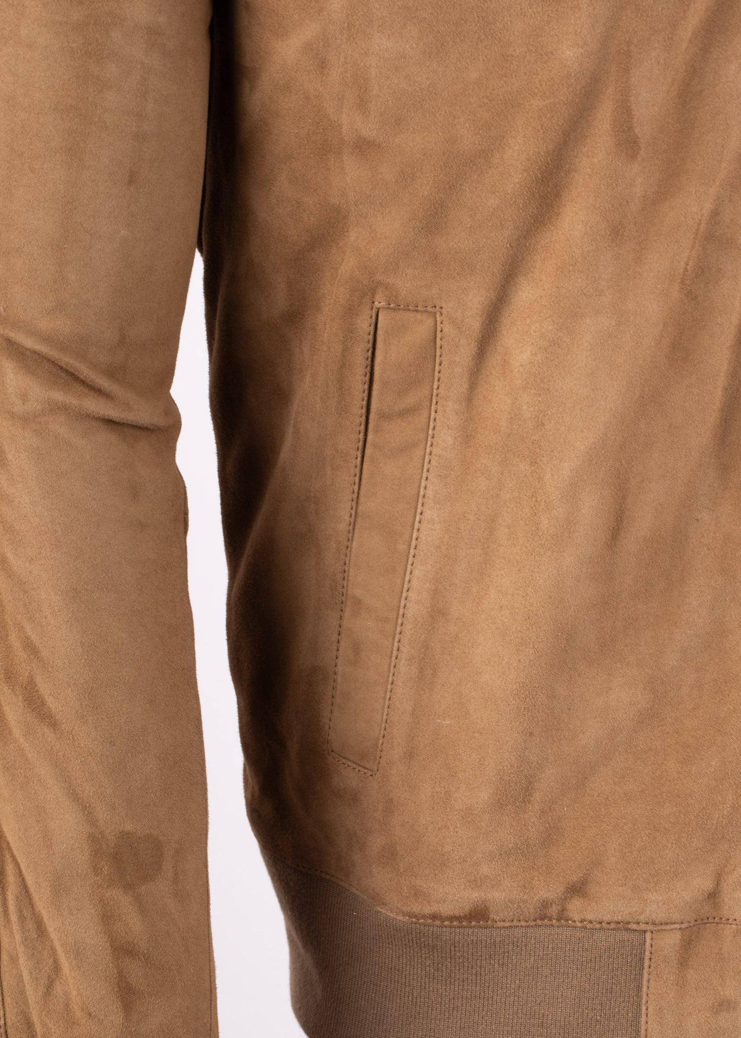 Dalston Suede Bomber Jacket