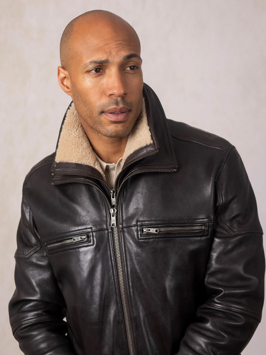 Gosforth Leather Coat