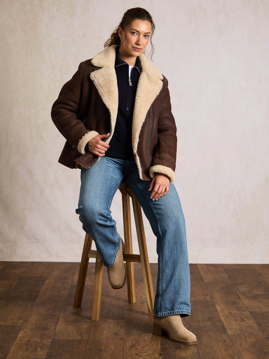 Arnaby Sheepskin Aviator Jacket