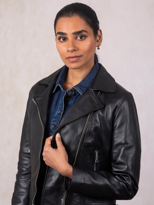 Thornhill Leather Biker Jacket