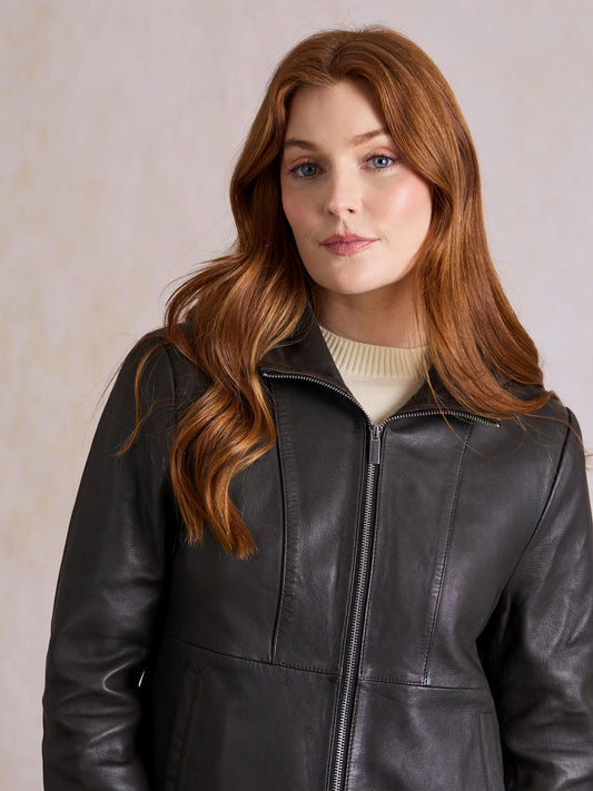 Harter Leather Hooded Jacket
