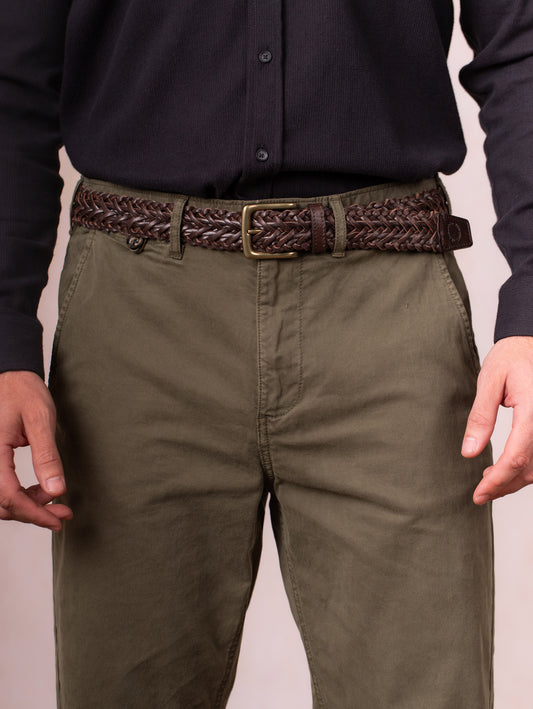 Howbeck Leather Braided Belt