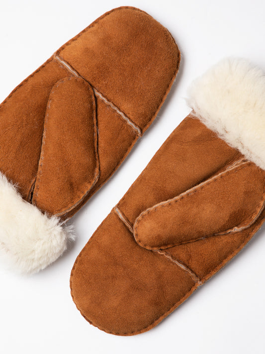 Ladies' Sheepskin Seam Mittens