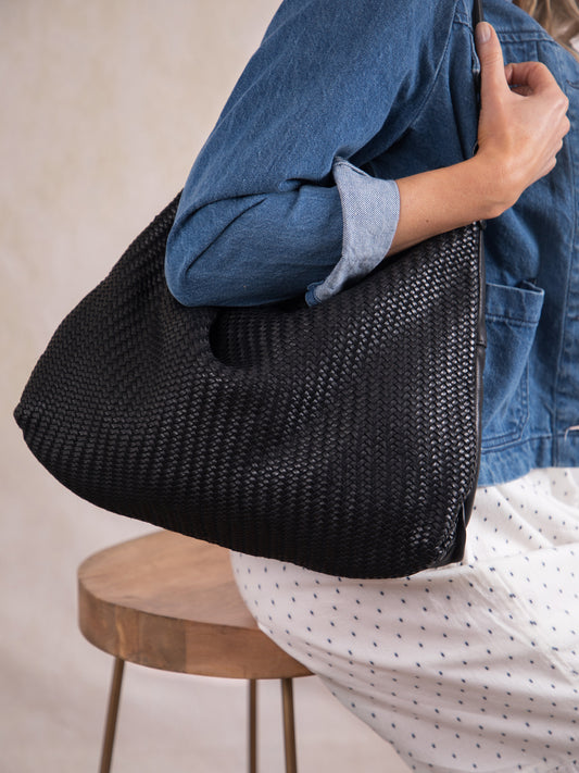 Wreay Leather Hobo Bag