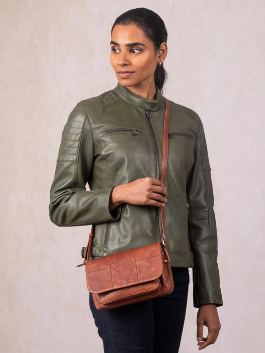 Patterdale Leather Cross Body Bag