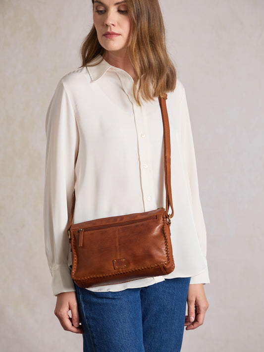 Whicham Leather Cross Body Bag