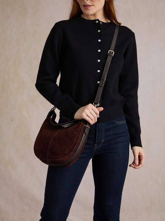 Scales Leather Cross Body Bag