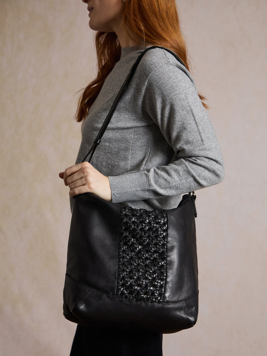 Chapel Leather Cross Body Shoulder Bag