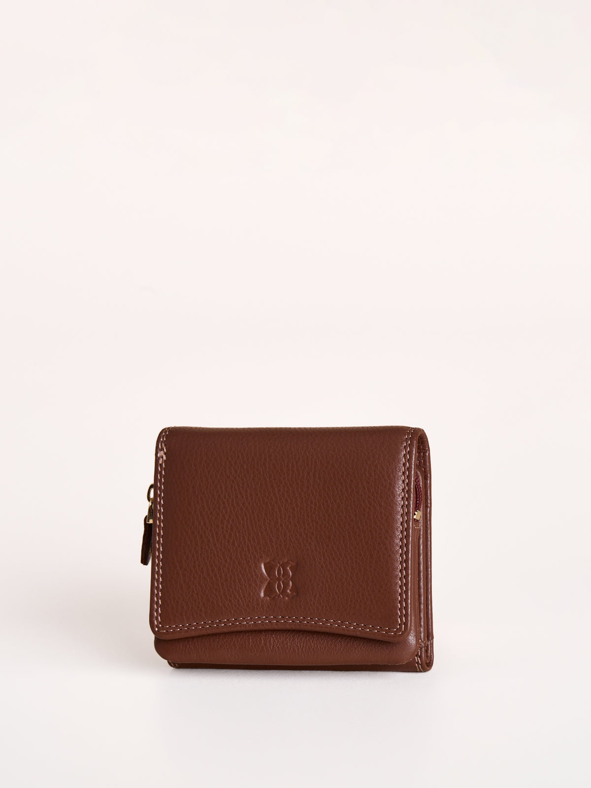 Small Leather Flapover Purse