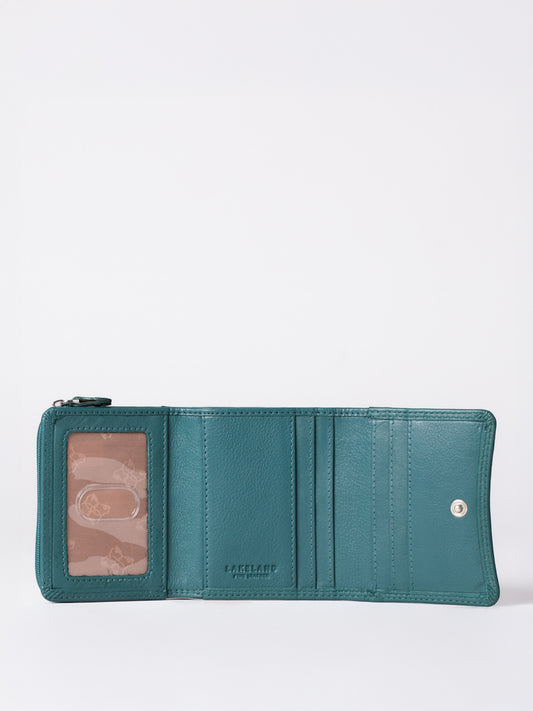 Small Leather Flapover Purse