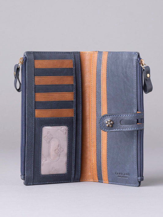 Hartsop Leather Double Zip Purse