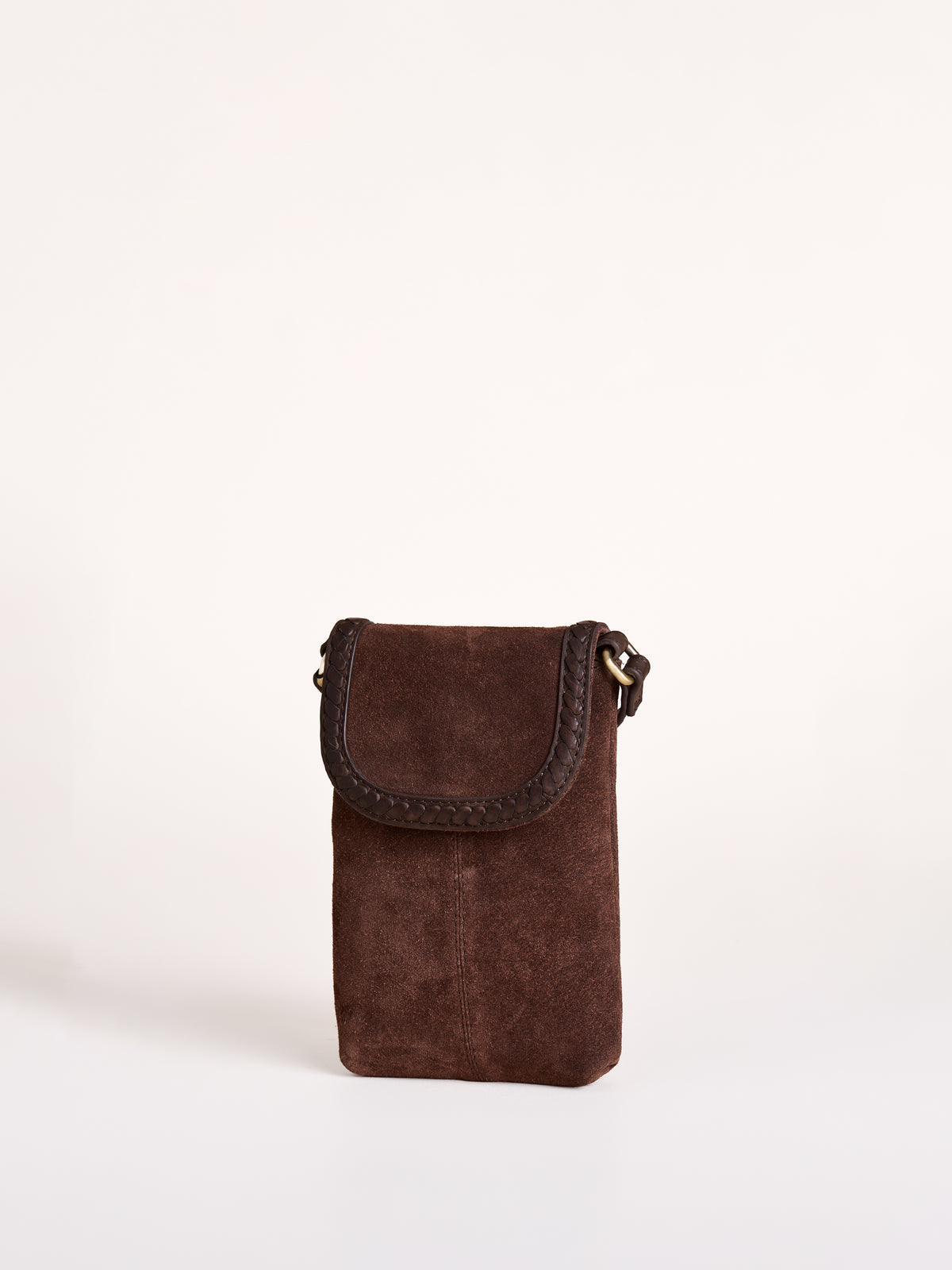 Scales Suede Mobile Purse