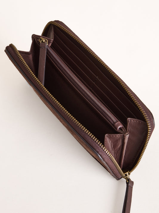 Lowther Large Suede Purse