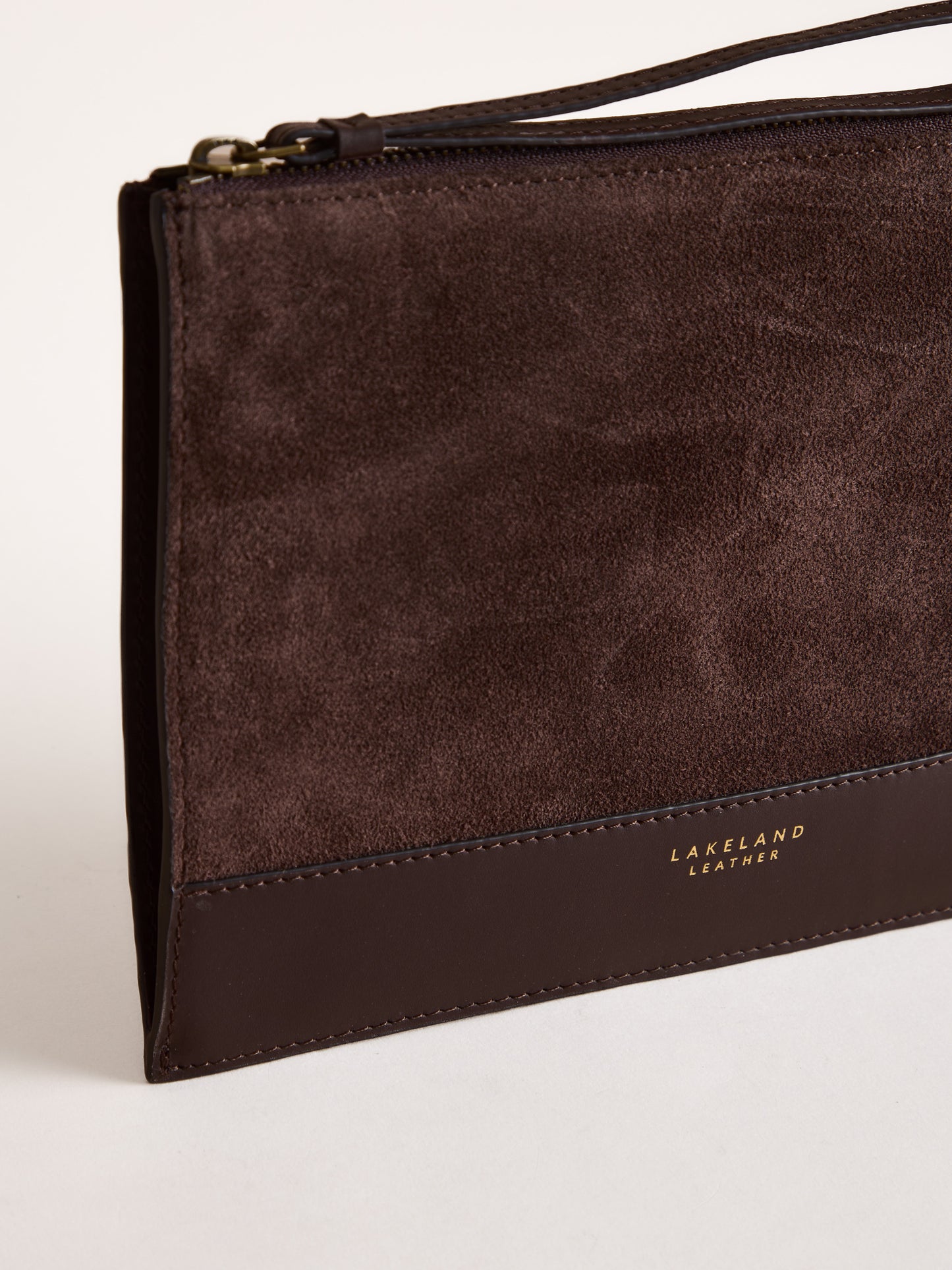Lowther Suede Clutch