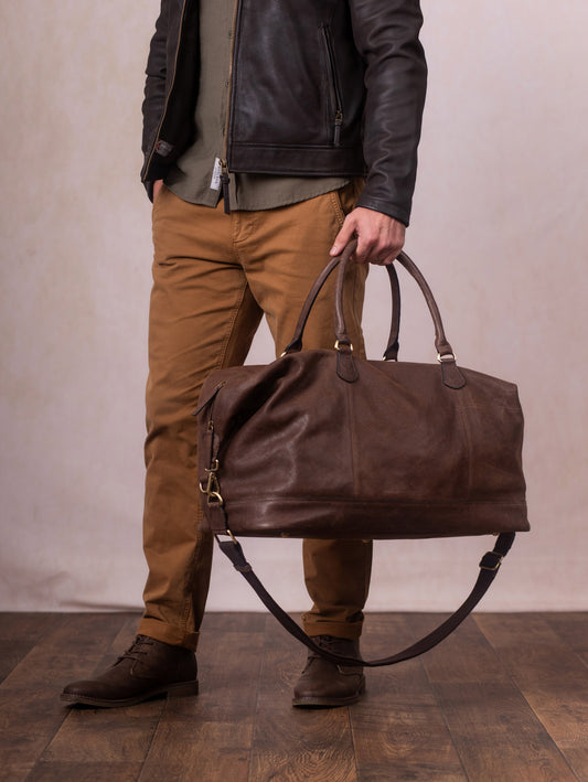 Hutton Large Leather Holdall