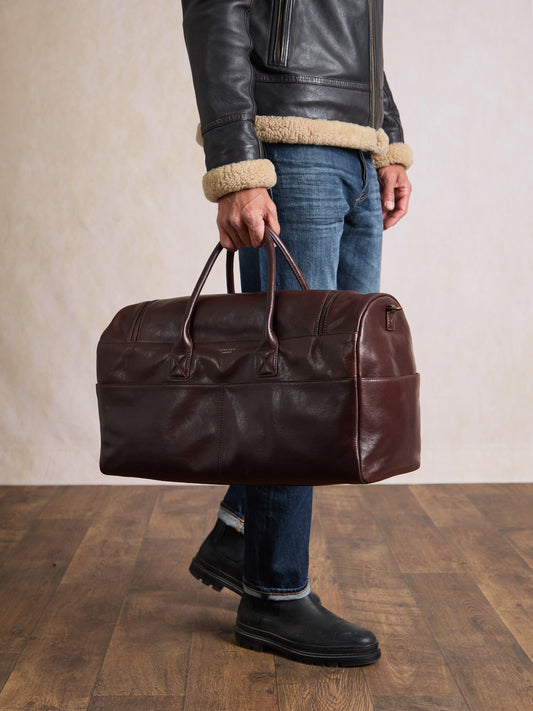 Storrs Leather Holdall