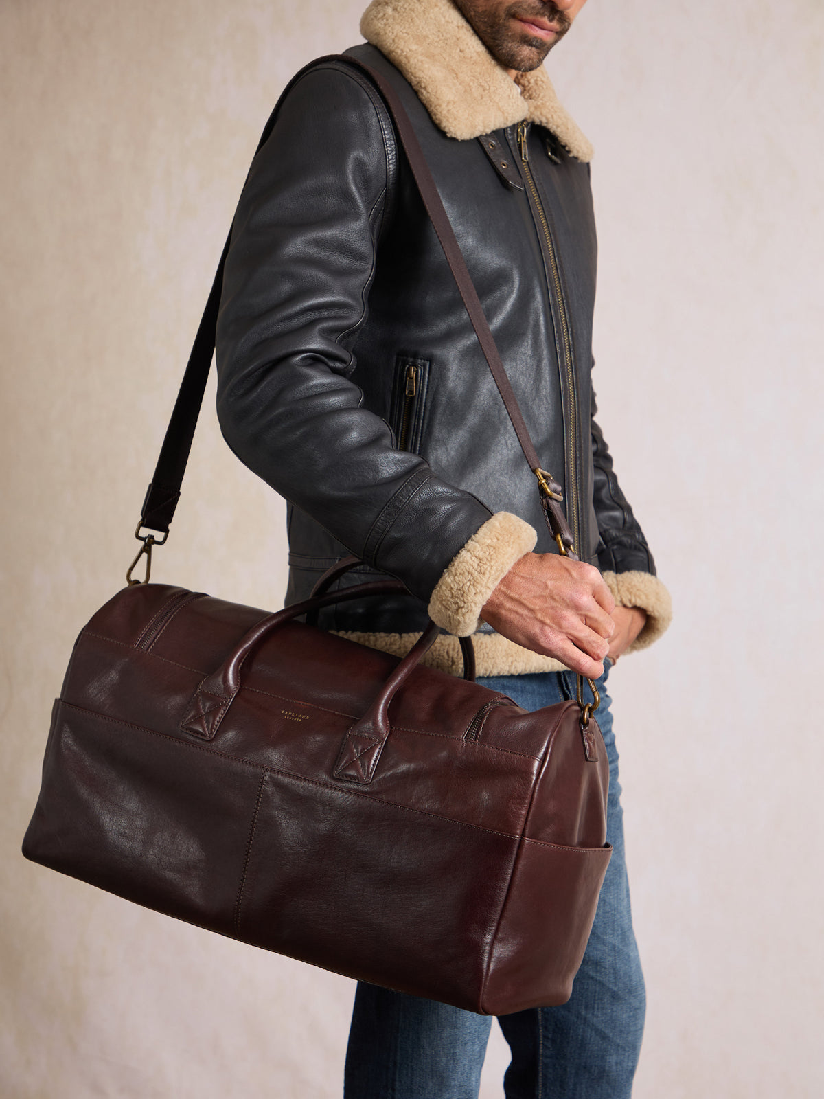 Storrs Leather Holdall
