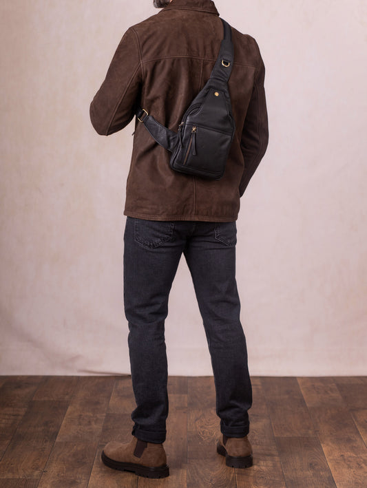 Explorer Leather Sling Bag