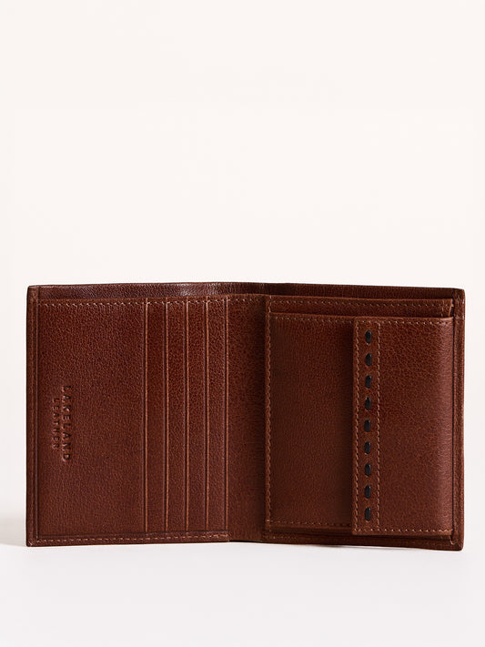 Skelton Tri-Fold Leather Wallet