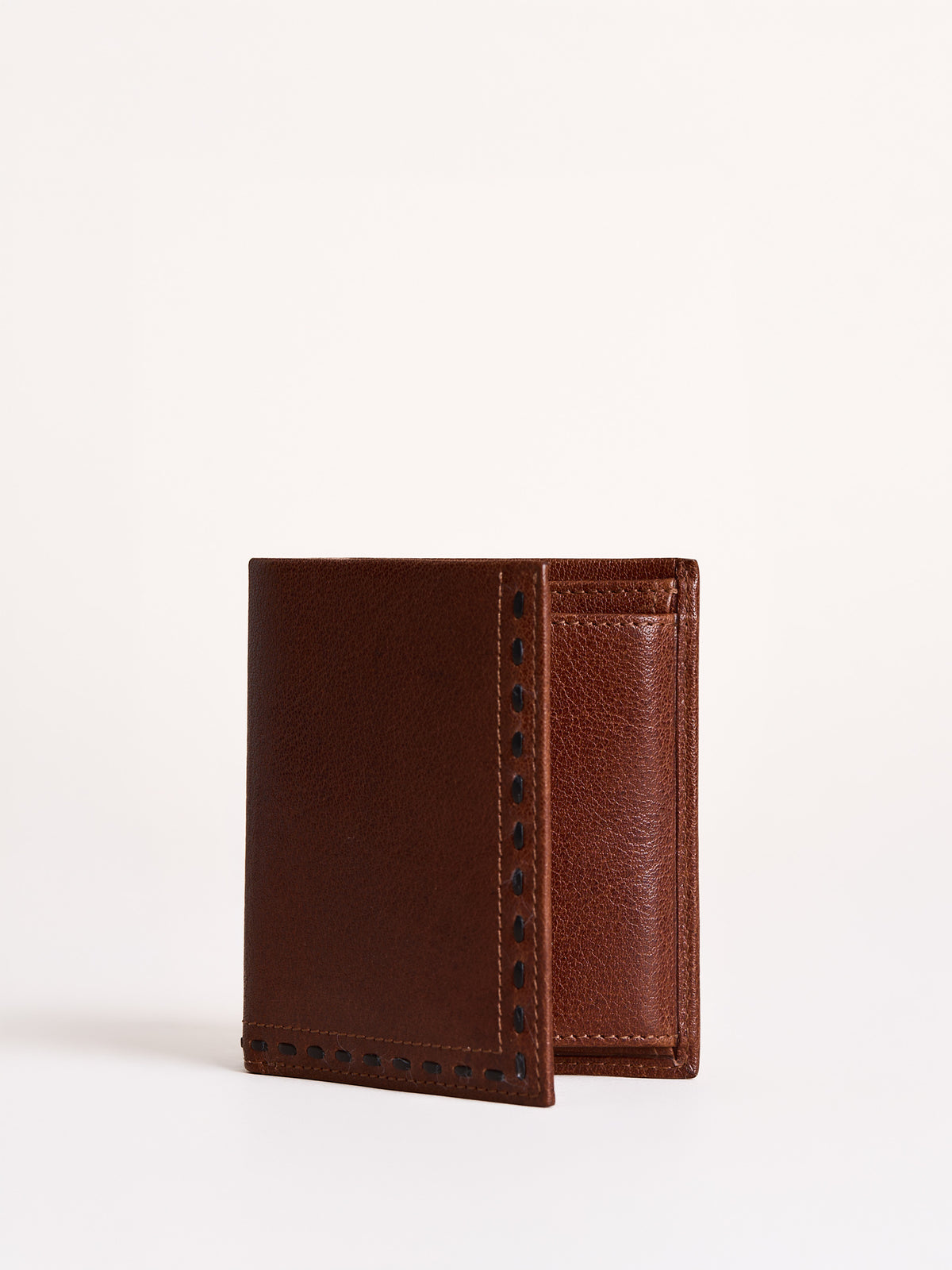 Skelton Tri-Fold Leather Wallet