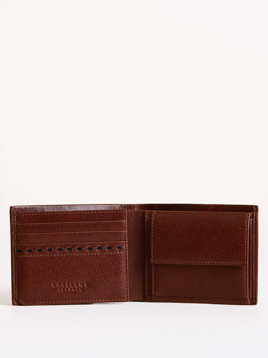 Skelton Bi-Fold Leather Wallet