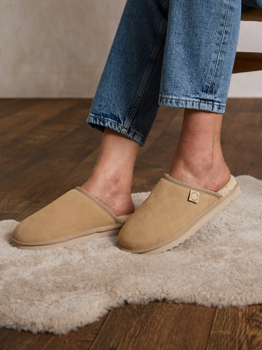 Women Sheepskin Slider