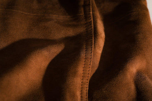 A spotlight on suede