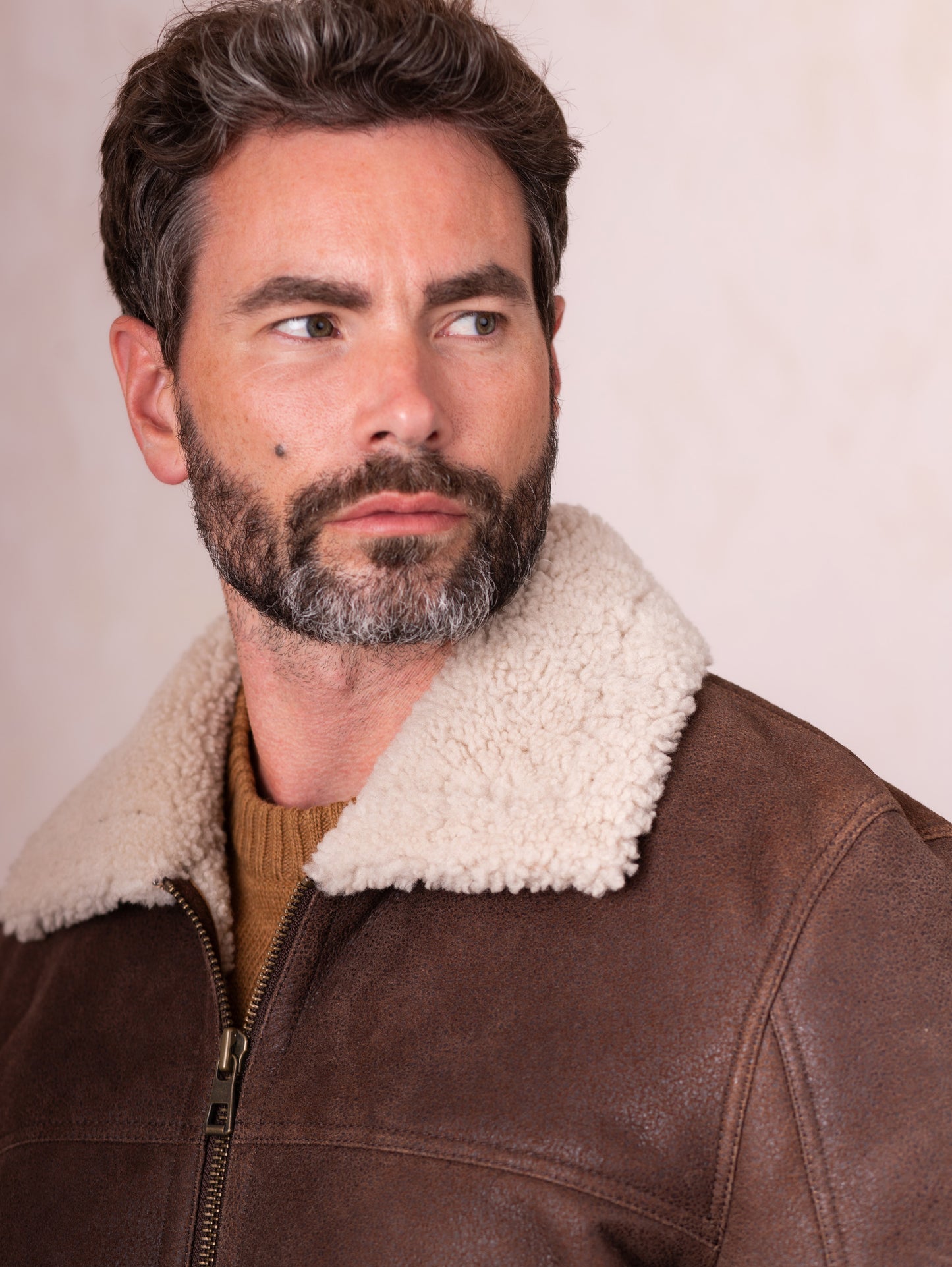 Harrier Sheepskin Flying Jacket