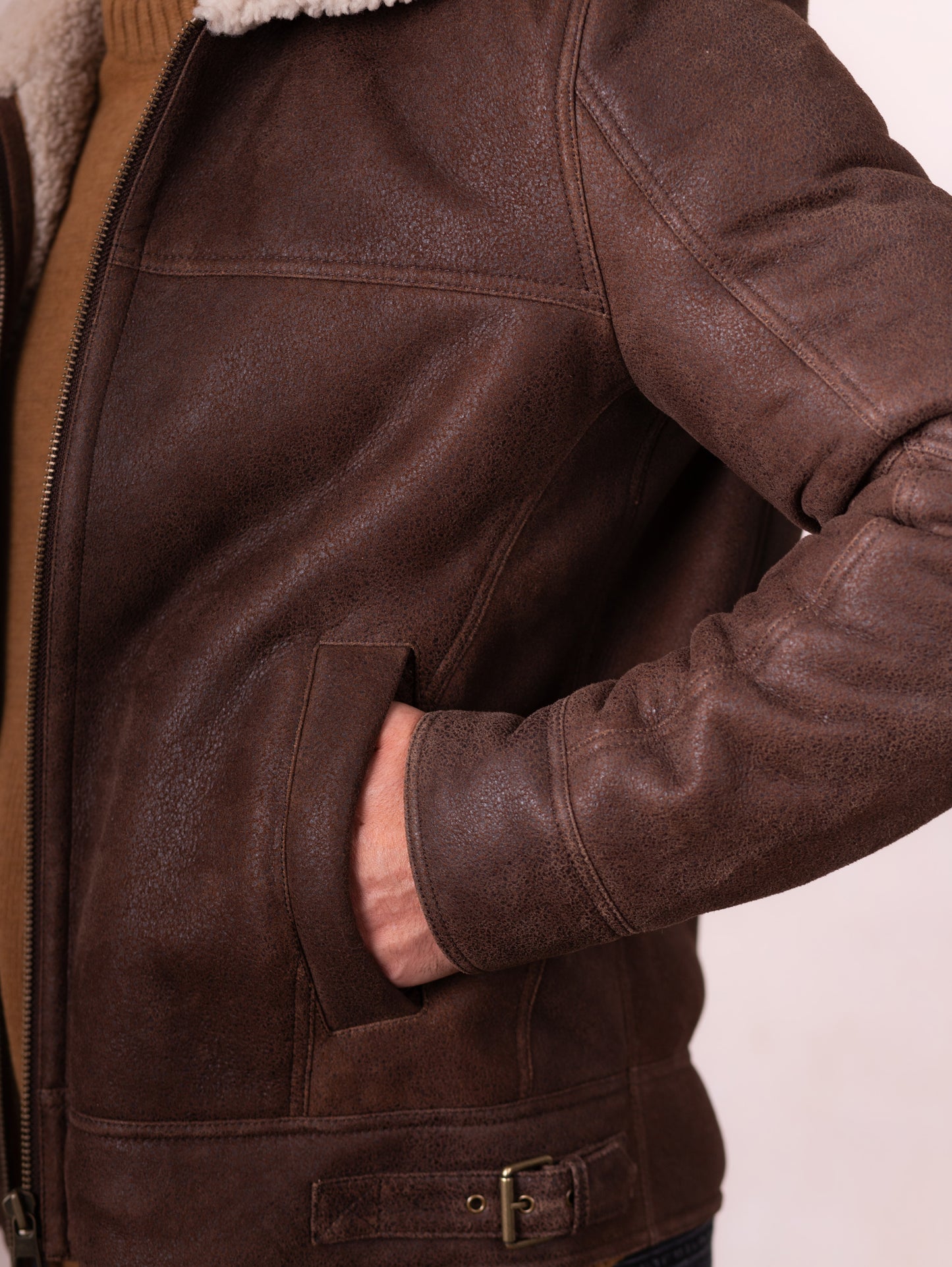 Harrier Sheepskin Flying Jacket
