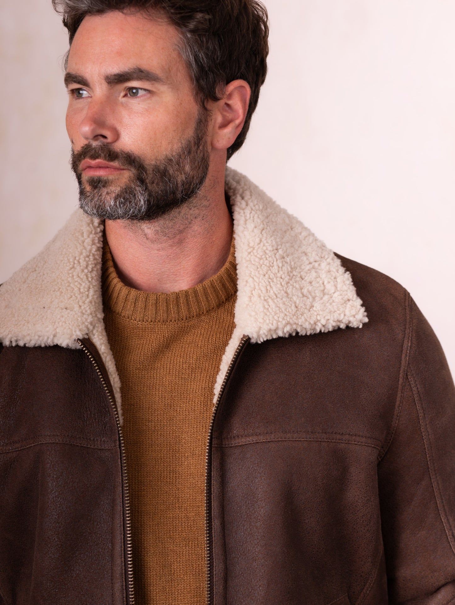 Harrier Sheepskin Flying Jacket