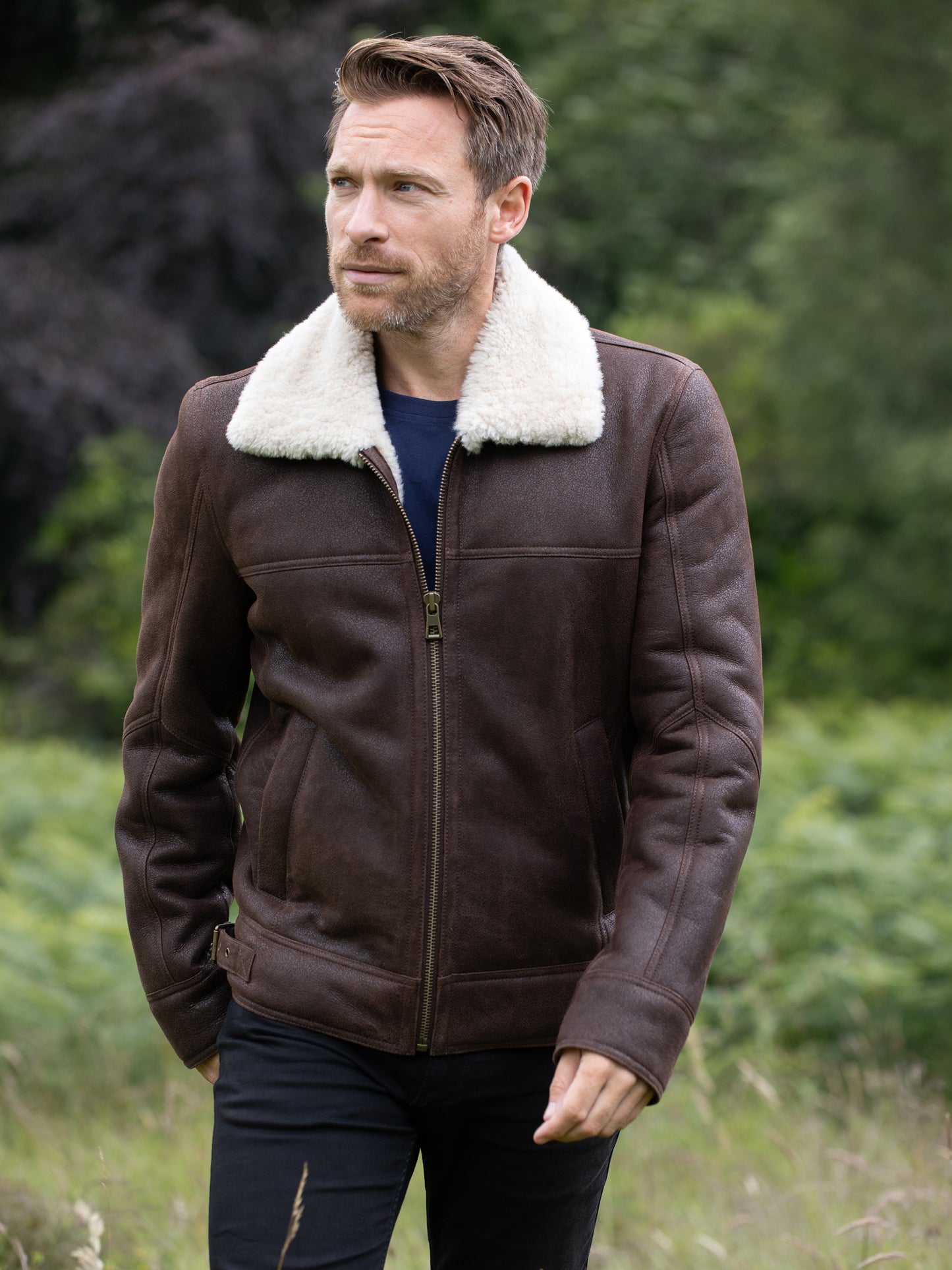 Harrier Sheepskin Flying Jacket