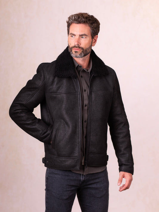 Harrier Sheepskin Flying Jacket