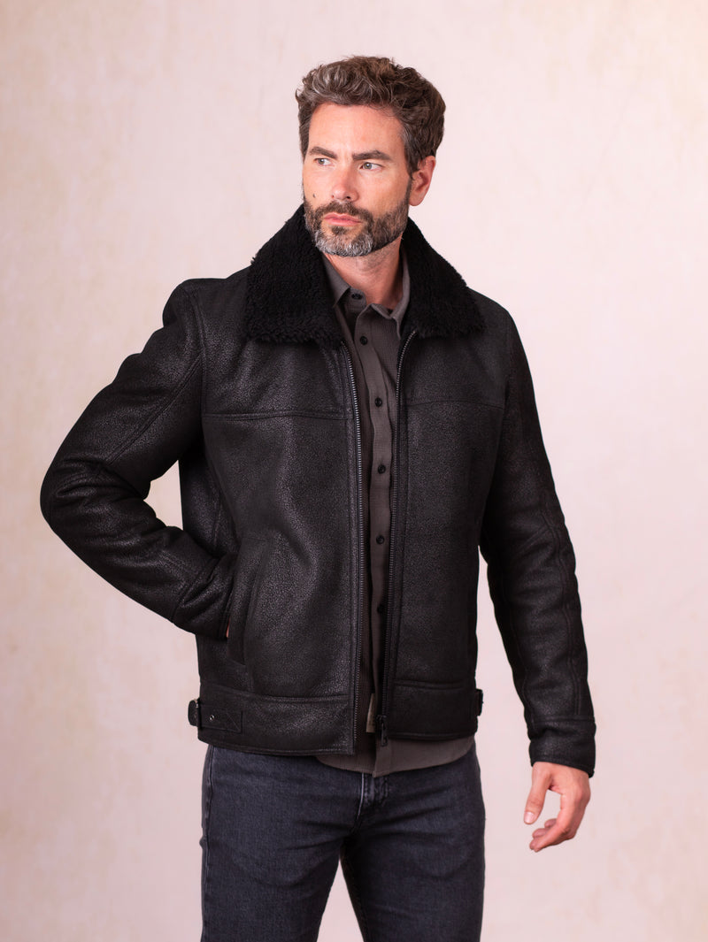 Harrier Sheepskin Flying Jacket