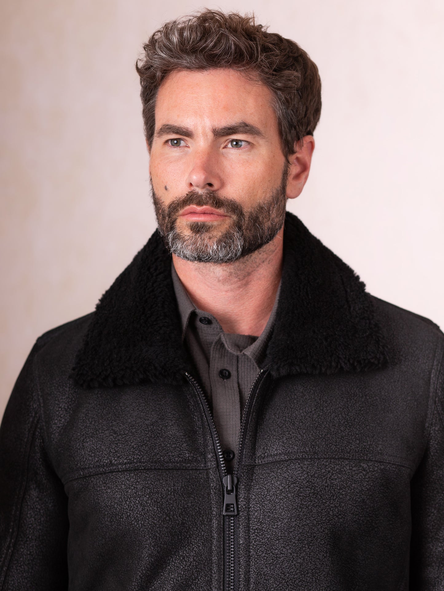 Harrier Sheepskin Flying Jacket