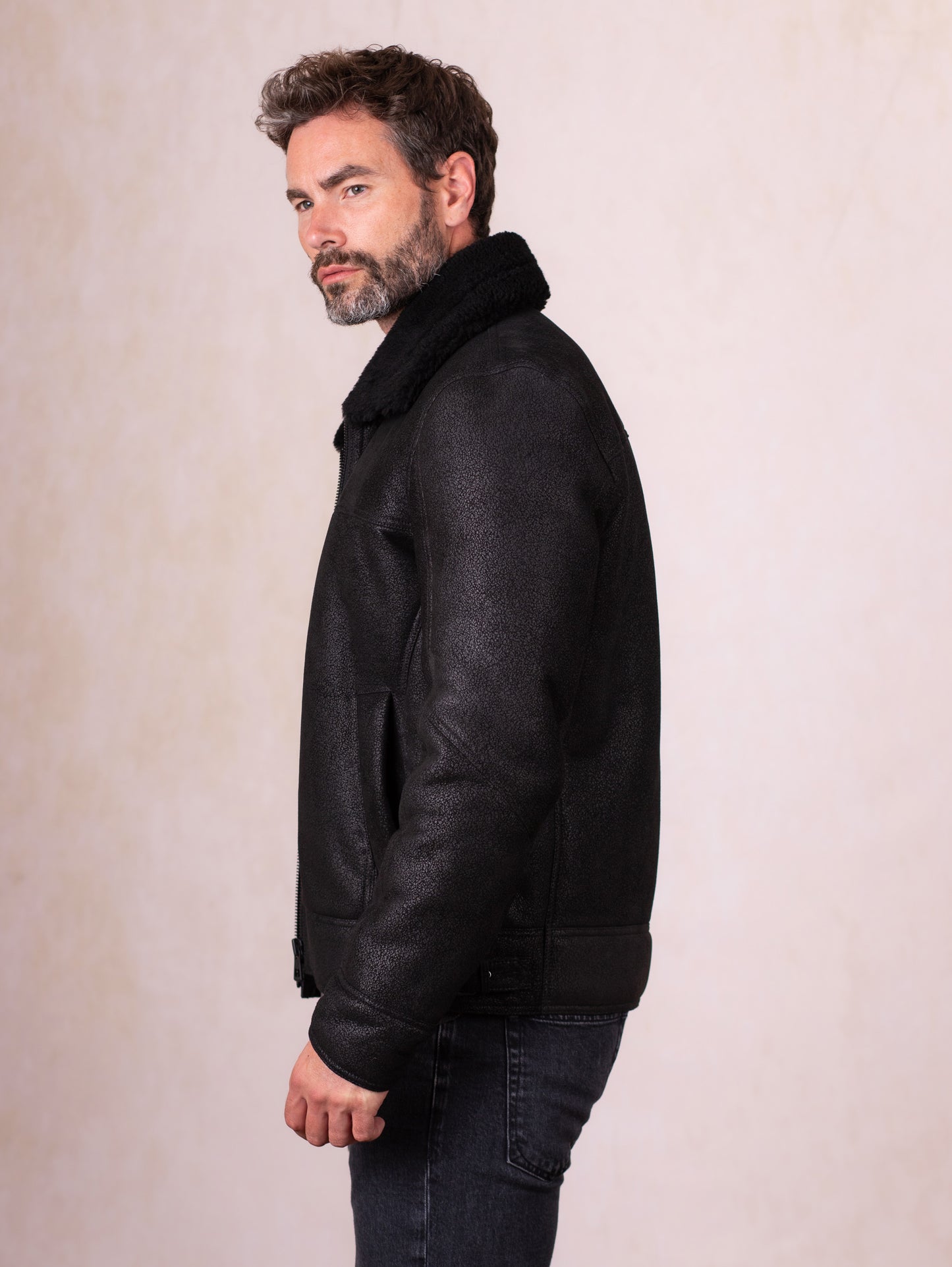 Harrier Sheepskin Flying Jacket