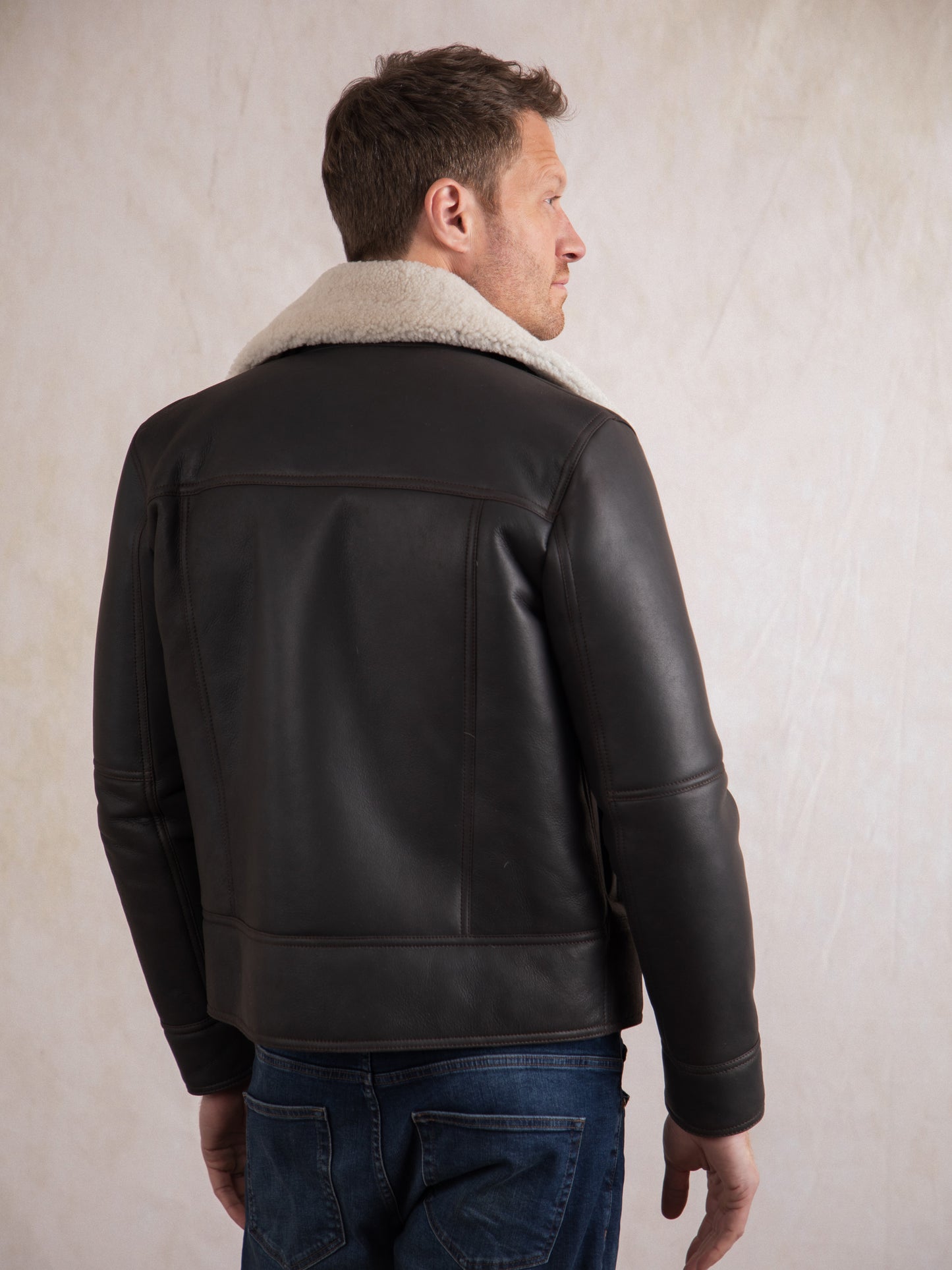 Tigermoth Sheepskin Aviator Jacket