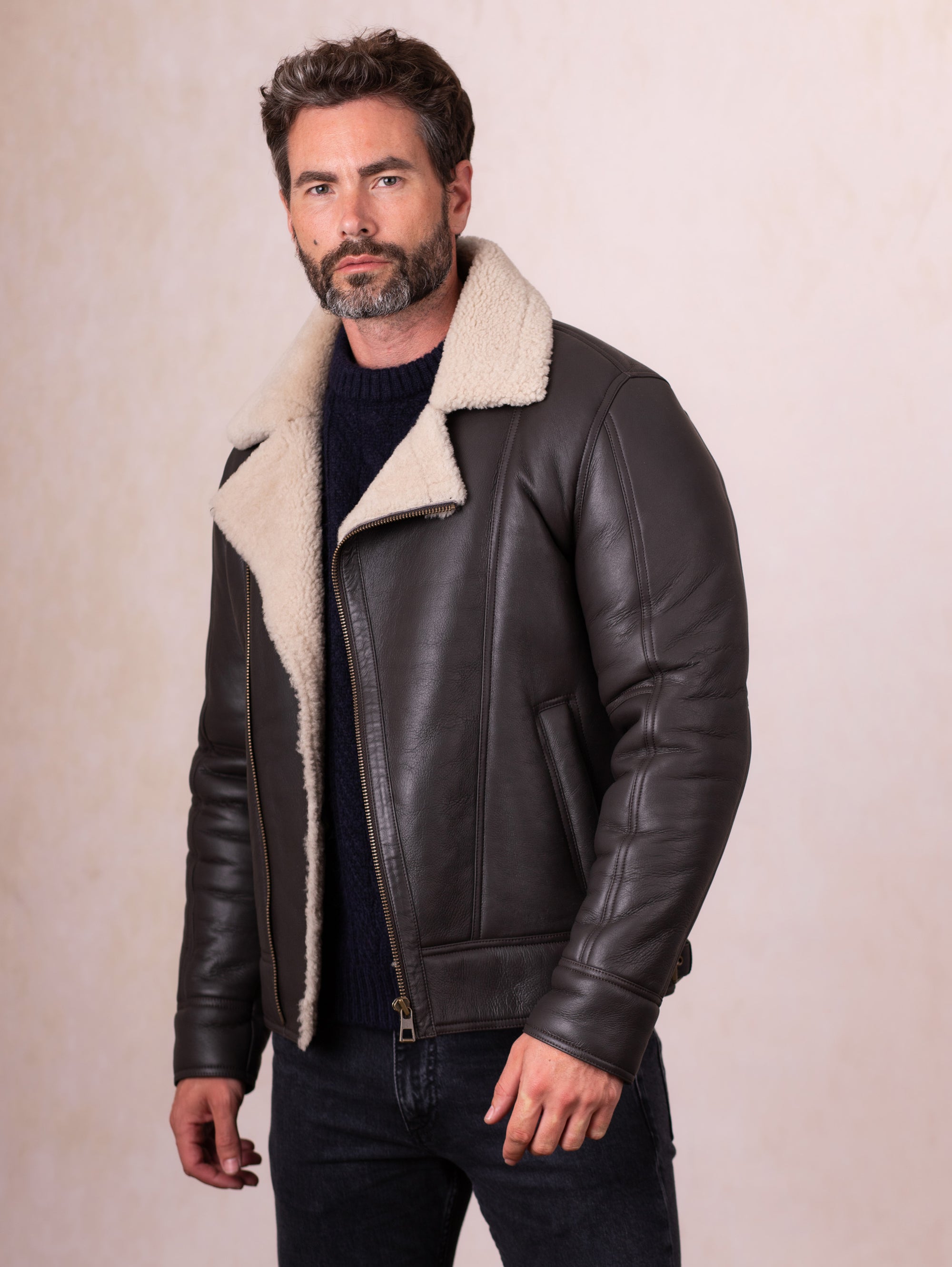 Javelin Sheepskin Aviator Jacket