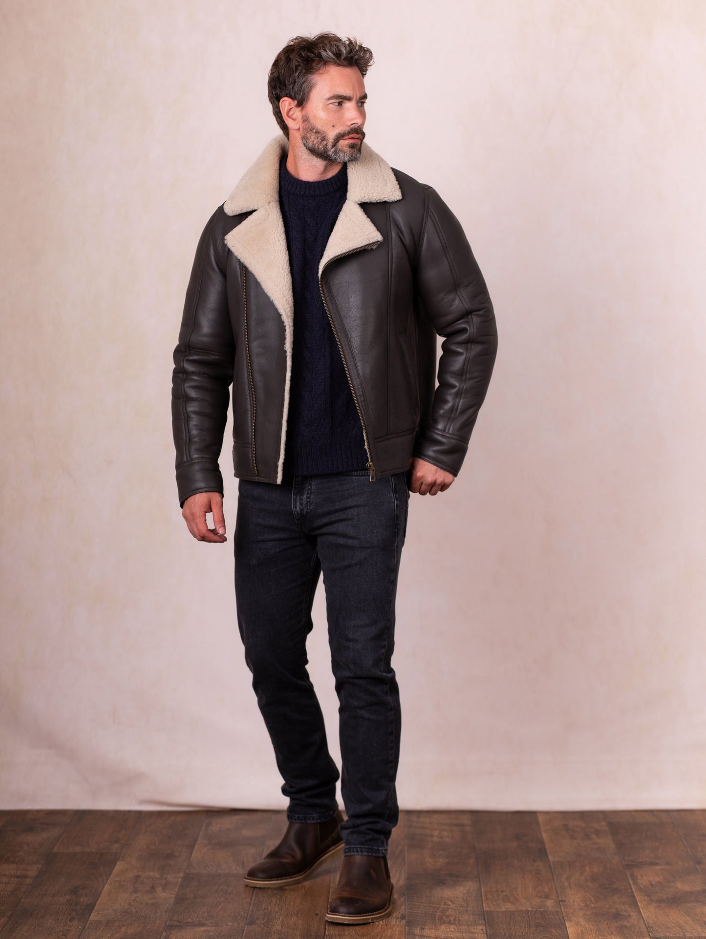 Javelin Sheepskin Aviator Jacket