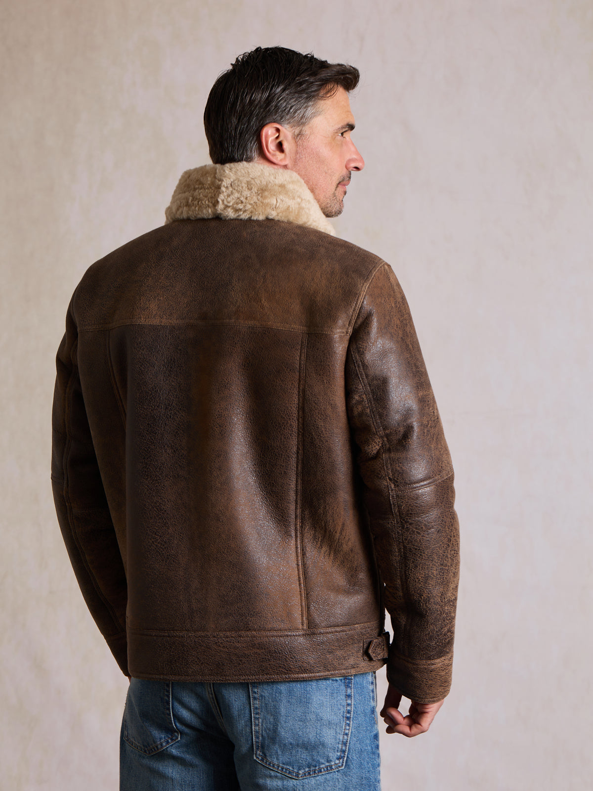 Brigham Sheepskin Aviator Jacket