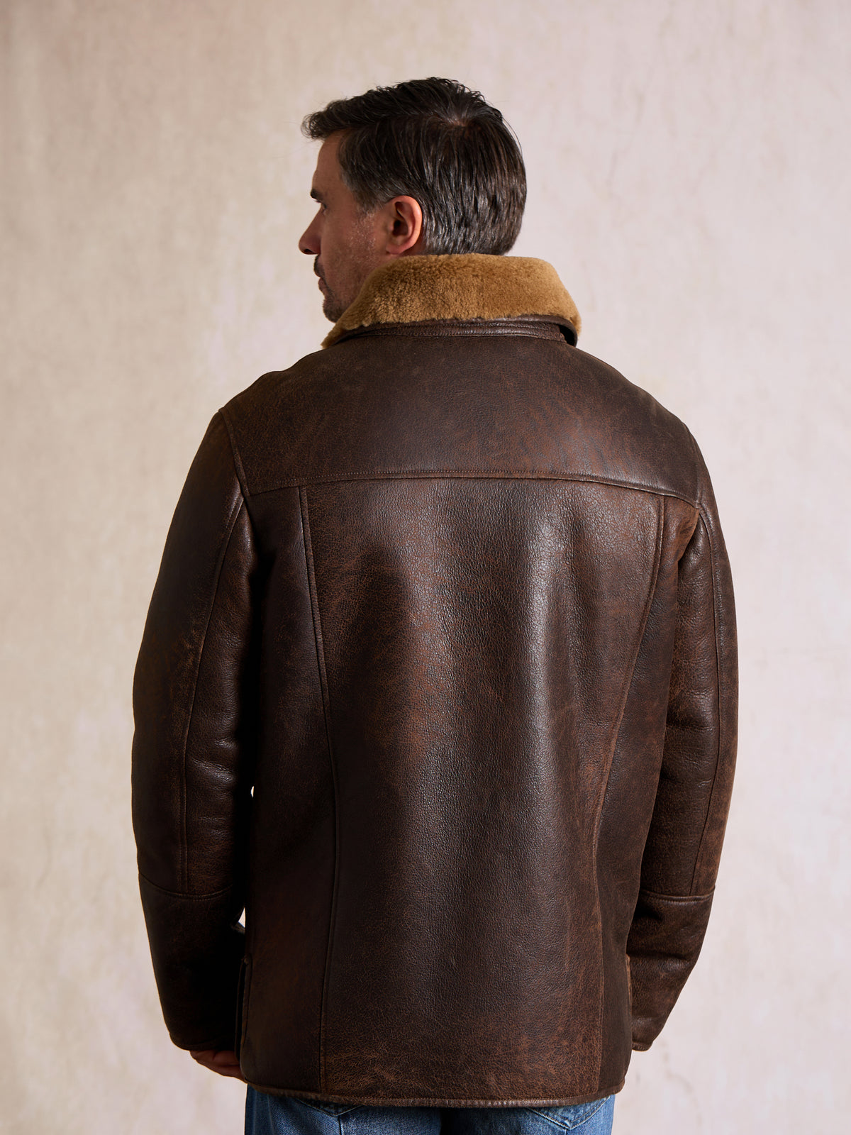 Briery Leather Coat