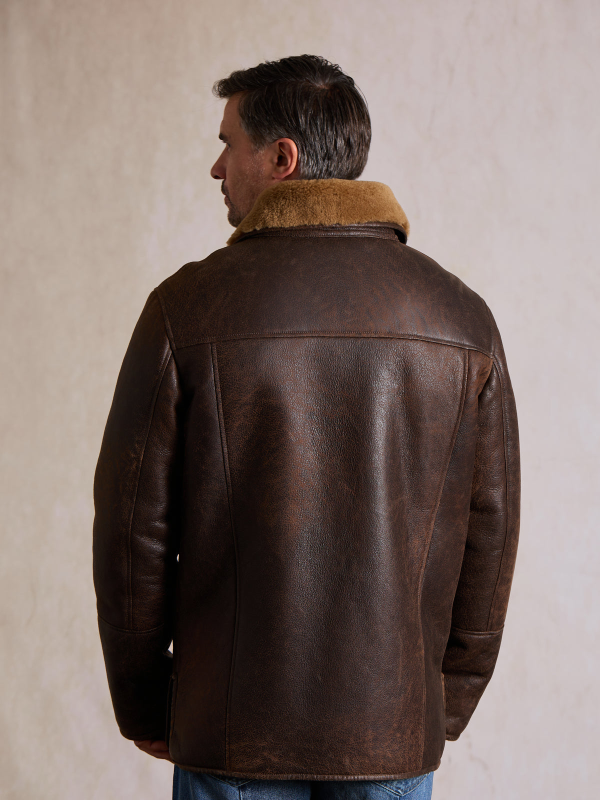 Briery Leather Coat