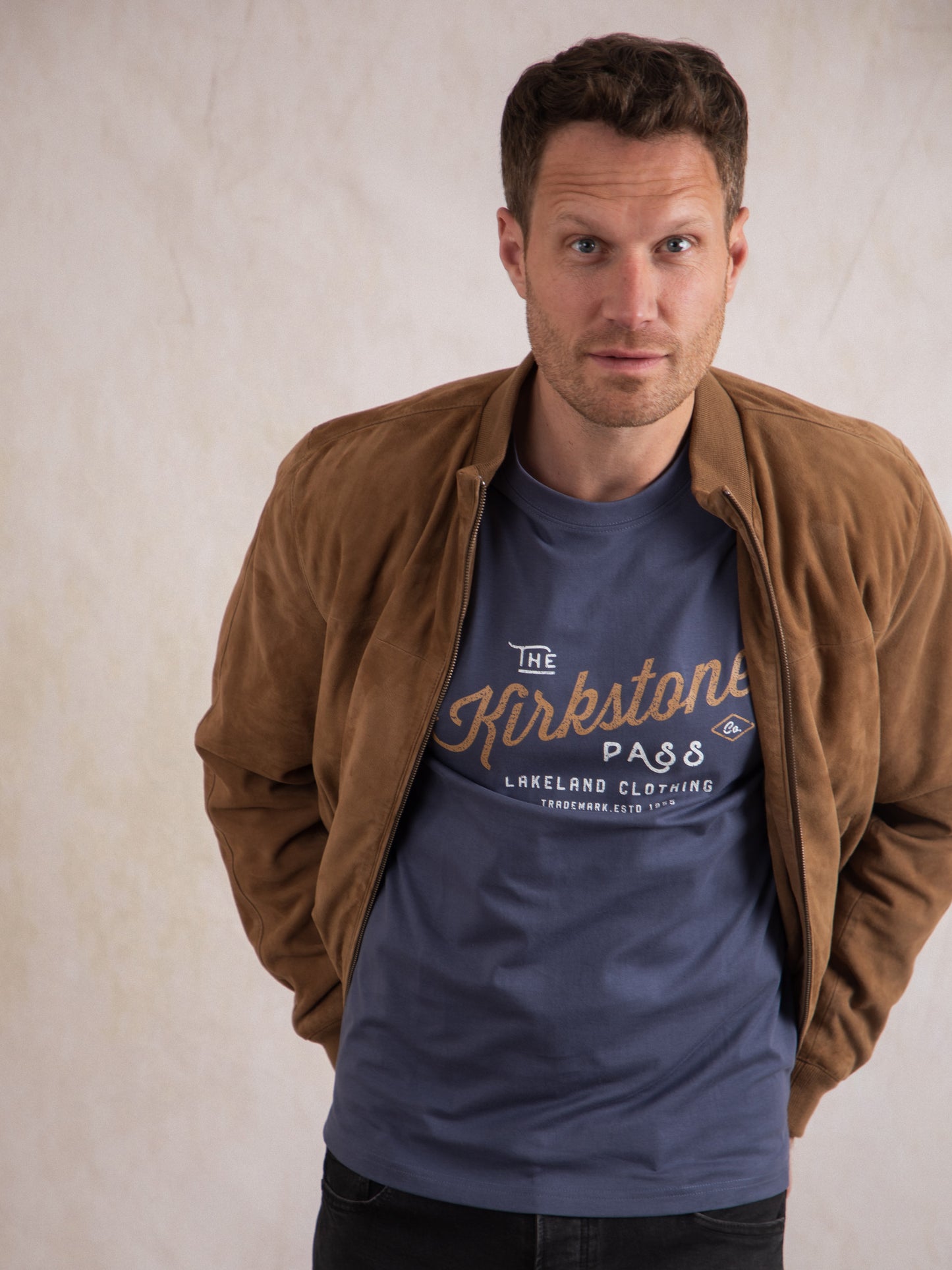 Dalston Suede Bomber Jacket