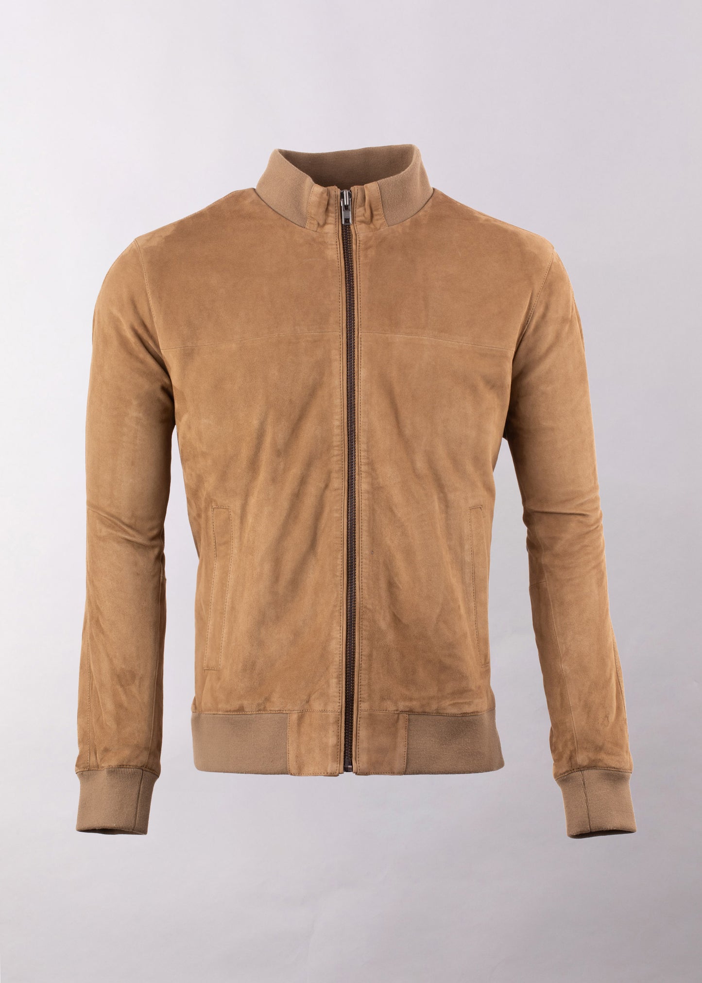 Dalston Suede Bomber Jacket