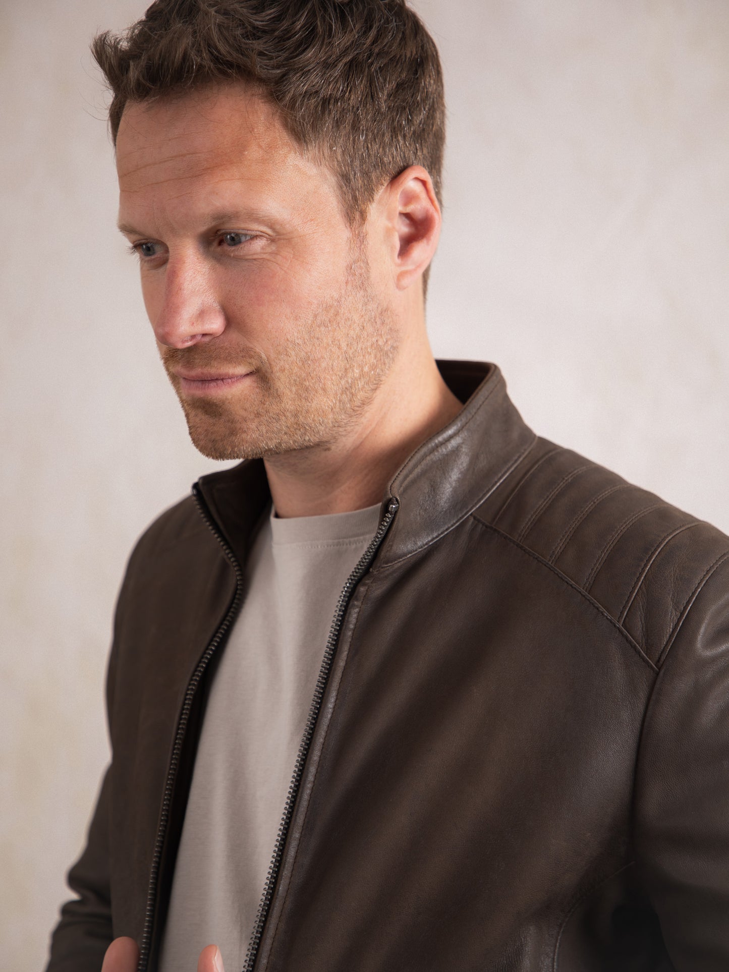 Crook Leather Jacket