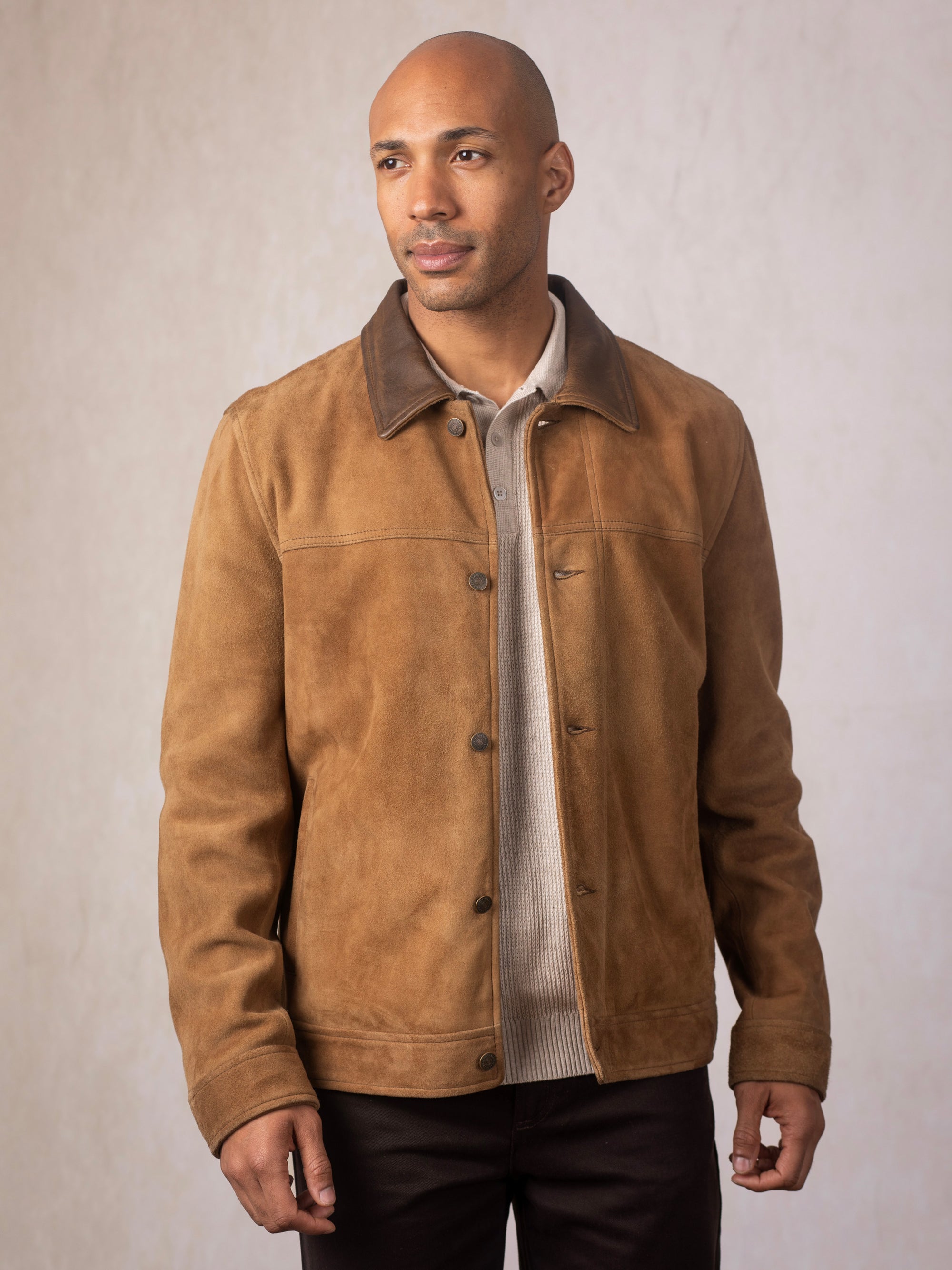 Crummock Collared Suede Jacket