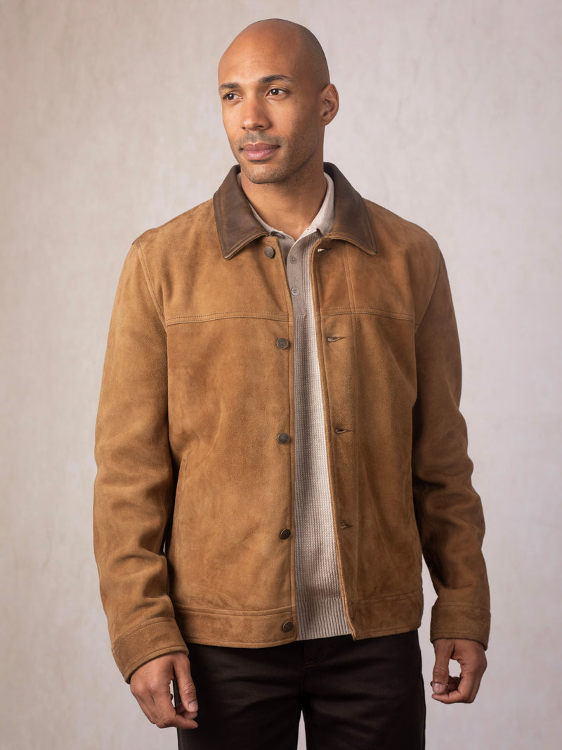 Crummock Collared Suede Jacket