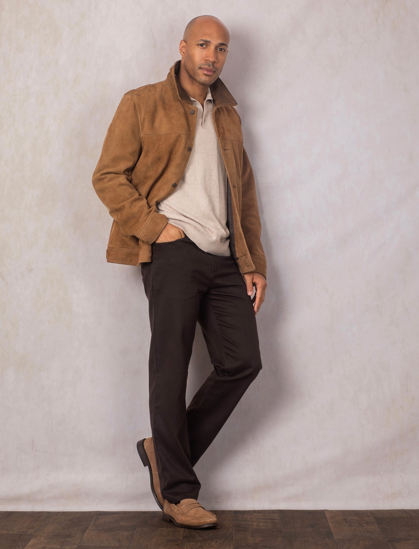 Crummock Collared Suede Jacket