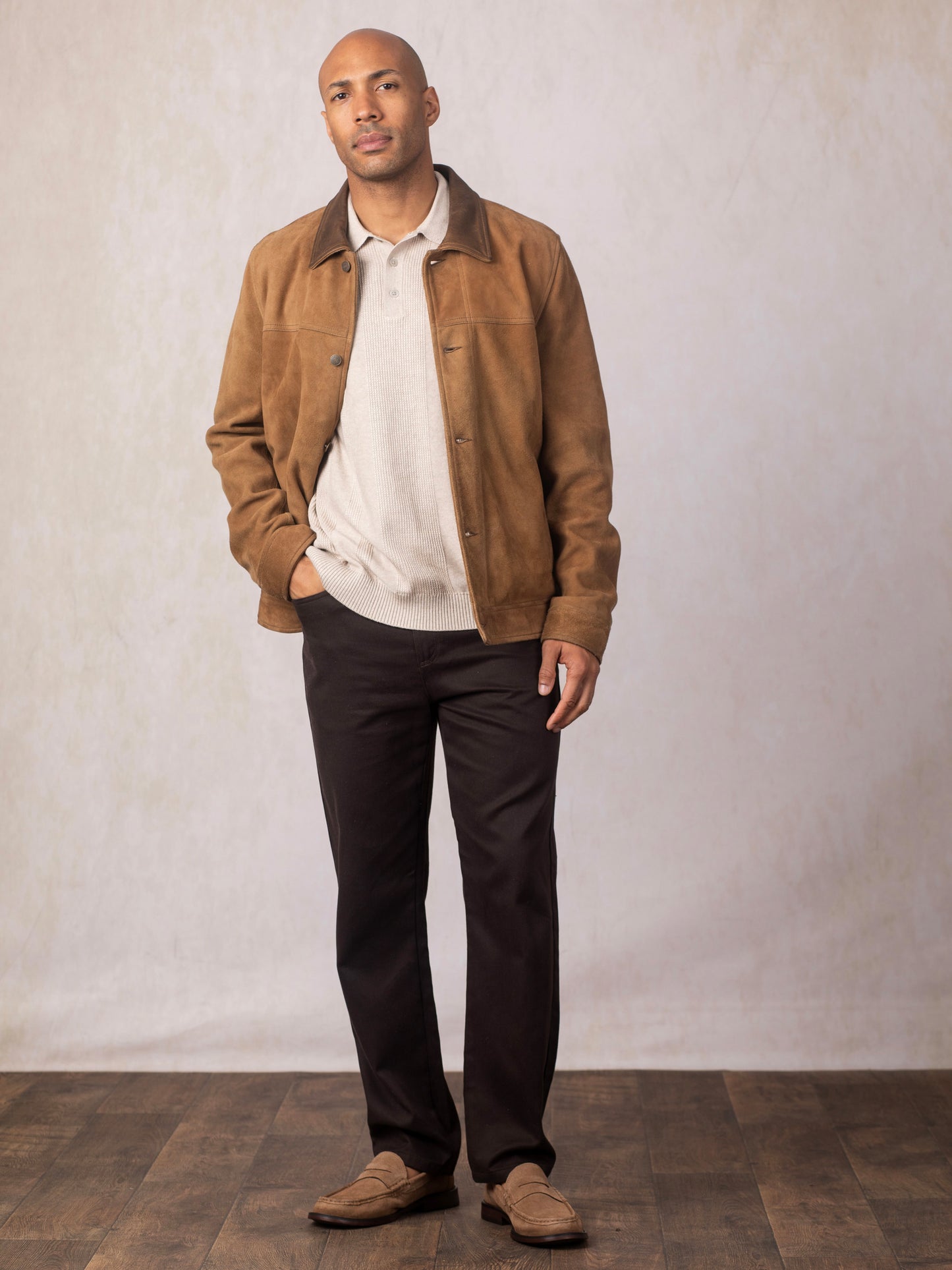 Crummock Collared Suede Jacket