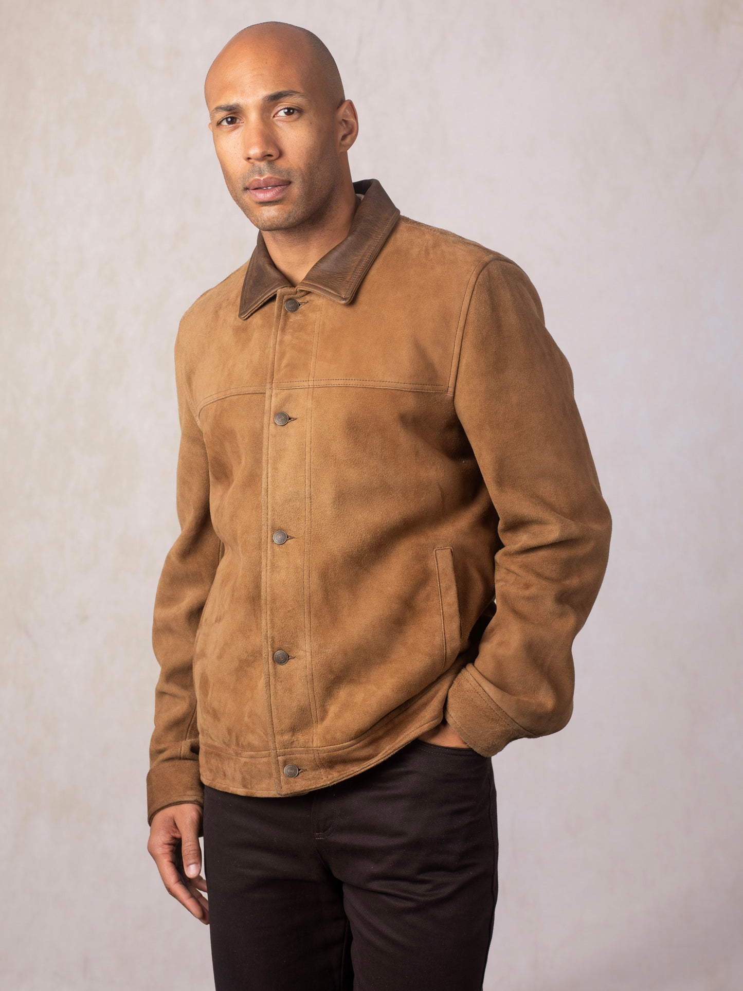 Crummock Collared Suede Jacket