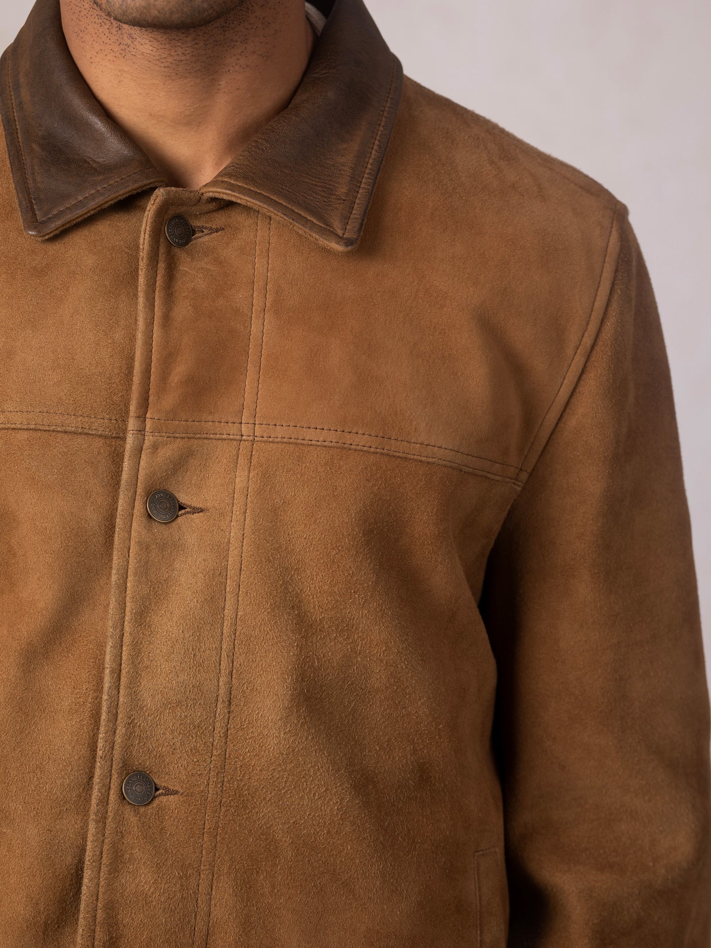 Crummock Collared Suede Jacket